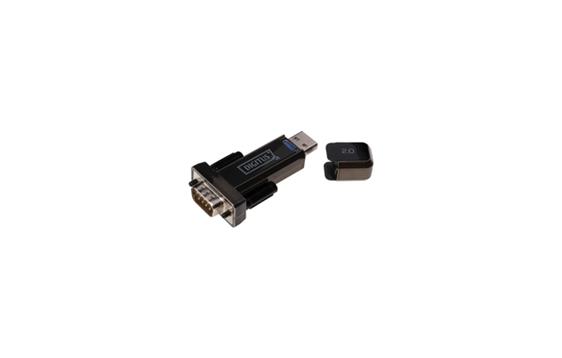 125822   USB - RS232 converter, 2.0 DB9 han Leveres som adapter med skj&#248;tekabel, 1 m